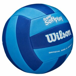 Oferta lote BALON VOLEIBOL WILSON SUPER SOFT PLAY SMU VERDE/LILA