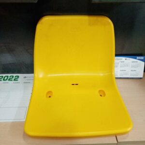 BANCO CON RESPALDO PARA GRADERIO AMARILLO